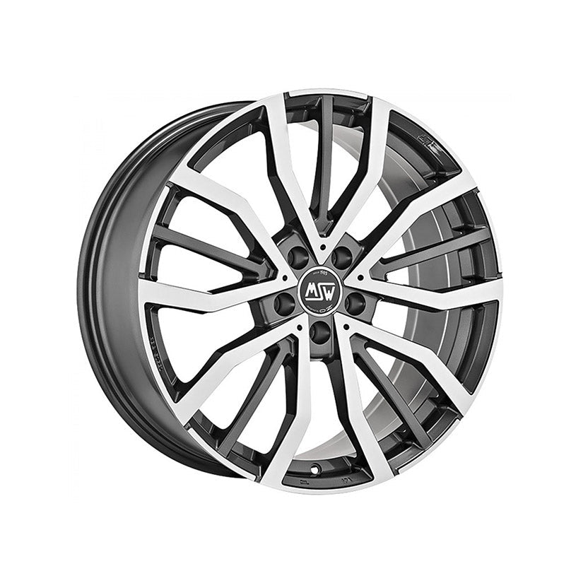MSW Urban Cross 49 Alloy Wheel 20x8.5 ET45 5x120 Gloss Gunmetal Full Polished 72.6mm CB