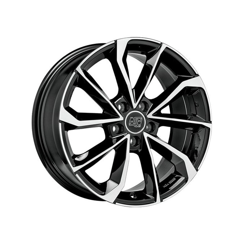 MSW Urban Cross 42 Alloy Wheel 19x8 ET40 5x114.3 Gloss Black Full Polished 73mm CB