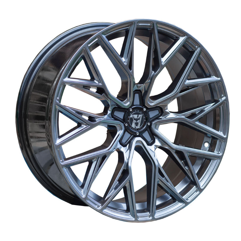 Wolfrace 71 Wolfsburg GTR Alloy Wheel 19x8.5 ET40 5x118 Racing Carbon 110mm CB