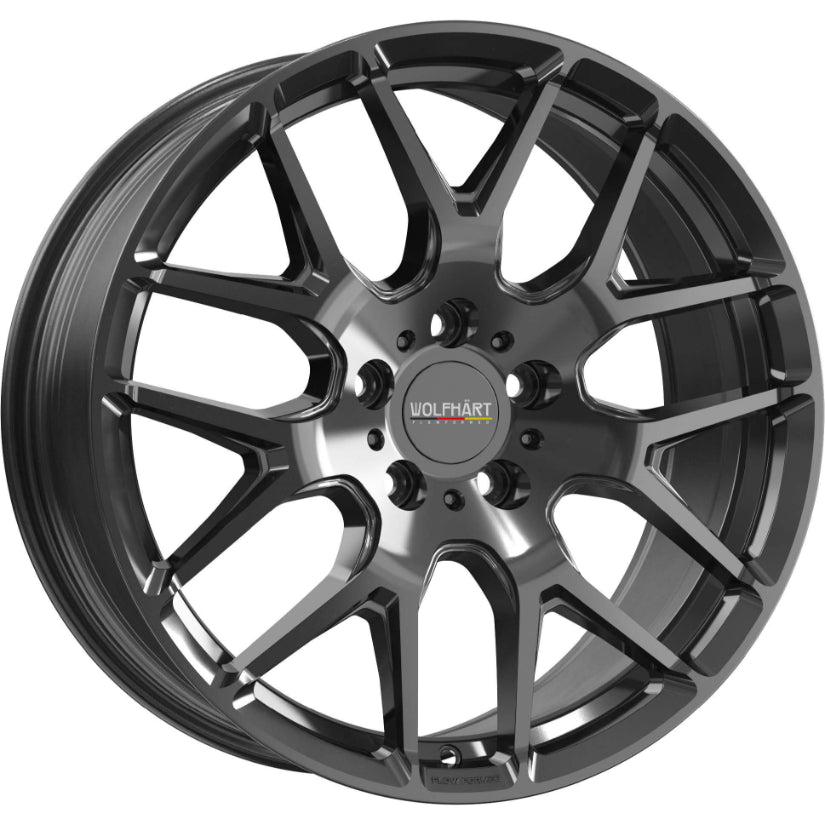 Wolfhart Flowformed Munich 3 Alloy Wheel 20x8.5 ET40 5x120 Gloss Black 72.6mm CB