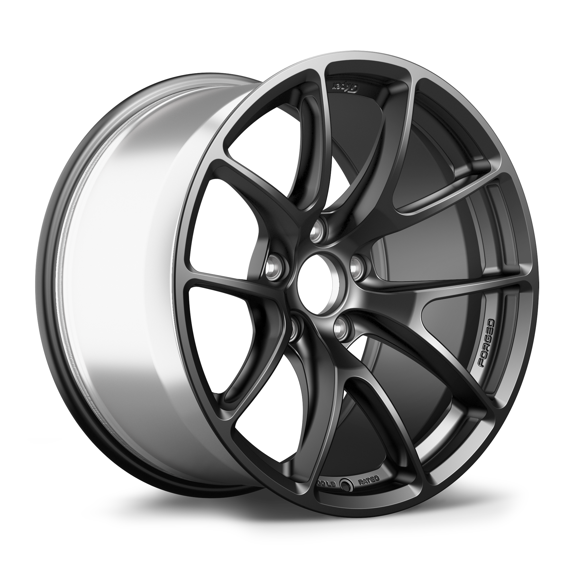 Apex VS-5RE Alloy Wheel 18x10.5 ET44 5x130 71.6mm CB Satin Black