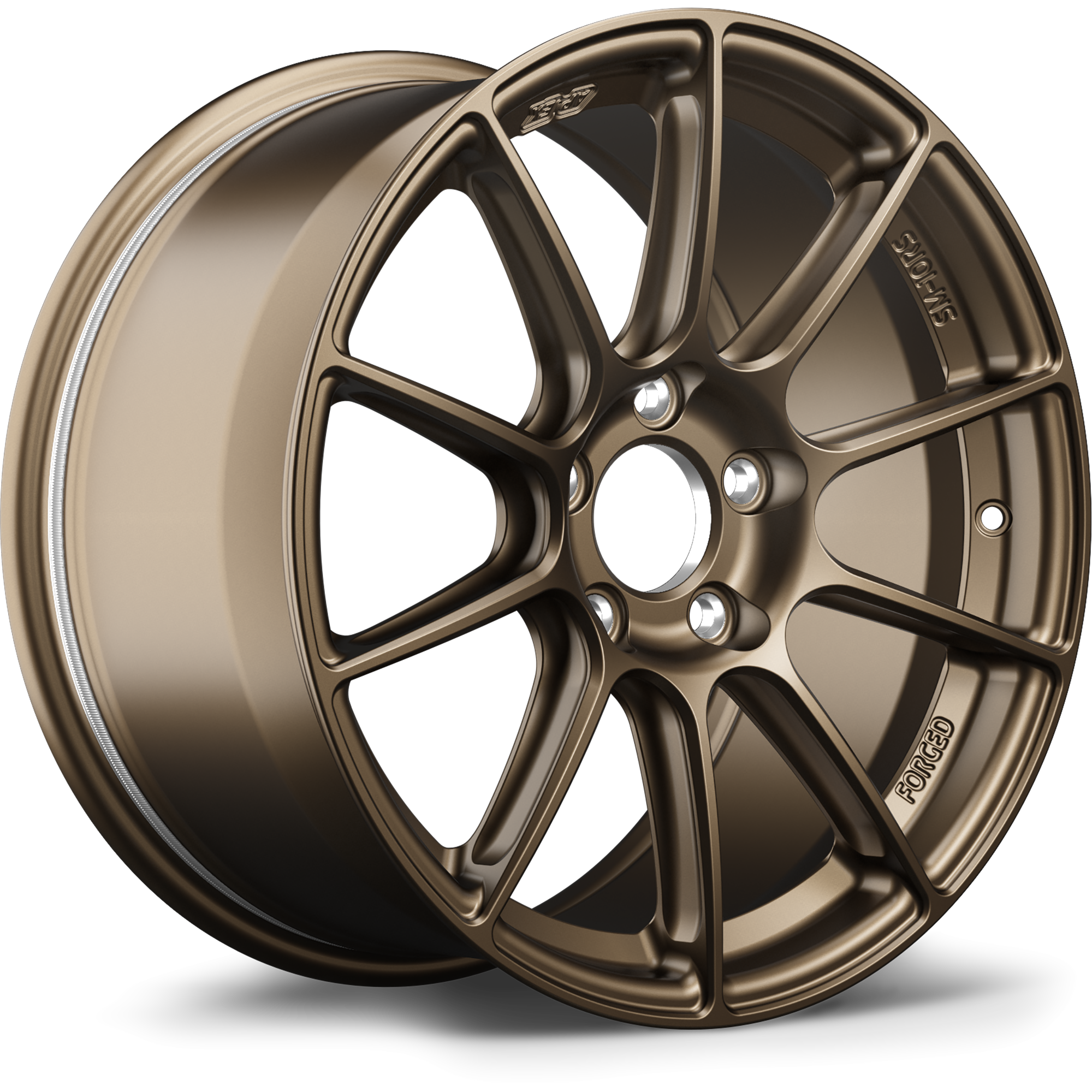 Apex SM-10RS Alloy Wheel 17x9 ET61 5x114.3 70.1mm CB Satin Bronze