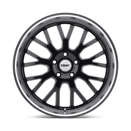 TSW TREMBLANT Alloy Wheel 20x10 ET25 5x120 Gloss Black With Mirror Cut Lip 76.1mm CB