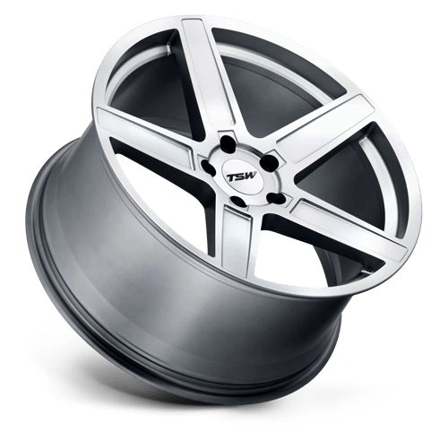 TSW ASCENT Alloy Wheel 18x9.5 ET20 5x120 Matt Titanium Silver 76.1mm CB