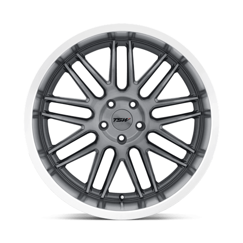 TSW AVALON Alloy Wheel 19x9.5 ET39 5x112 Gunmetal With Machined Lip 66.56mm CB