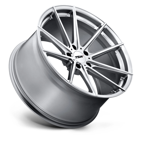 TSW BATHURST Alloy Wheel 20x8.5 ET20 5x112 Silver With Mirror Cut Face 72.1mm CB