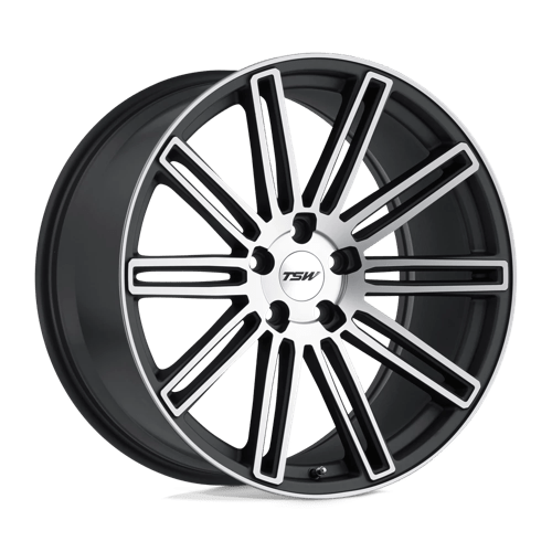 TSW CROWTHORNE Alloy Wheel 20x10 ET25 5x112 Matt Gunmetal With Matt Machined Face 72.1mm CB