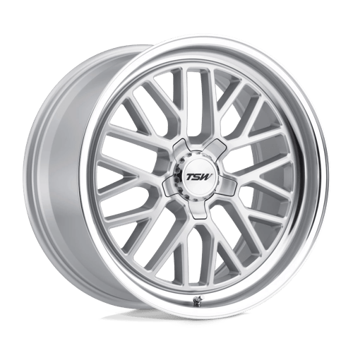 TSW HOCKENHEIM S Alloy Wheel 20x10 ET25 5x114 Silver With Mirror Cut Lip 76.1mm CB