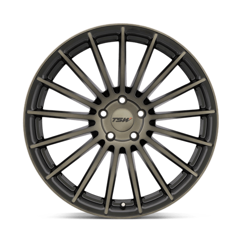 TSW LUCO Alloy Wheel 19x9.5 ET40 5x120 Matt Black With Machined Dark Face 76.1mm CB