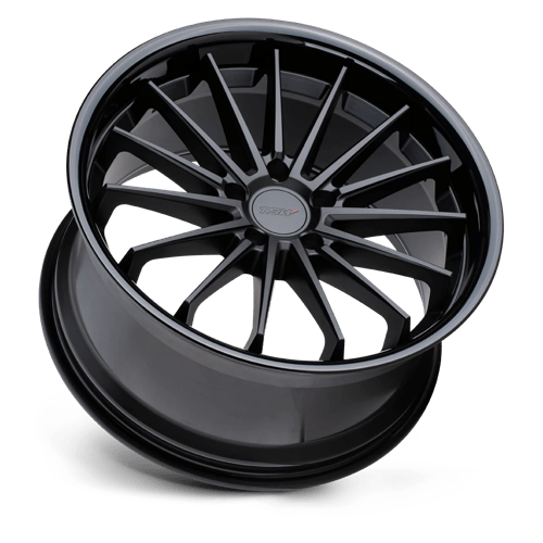 TSW MARINA Alloy Wheel 18x9.5 ET40 5x120 Matt Black With Gloss Black Lip 76.1mm CB