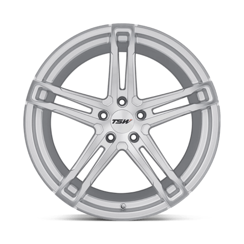 TSW MECHANICA Alloy Wheel 20x10.5 ET25 5x120 Silver With Mirror Cut Face 76.1mm CB