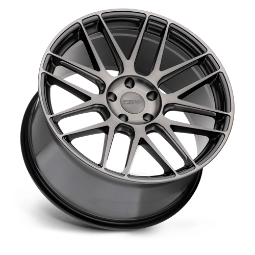 TSW NORD Alloy Wheel 19x9.5 ET40 5x120 Semi Gloss Black Mill Machined Dark 76.1mm CB