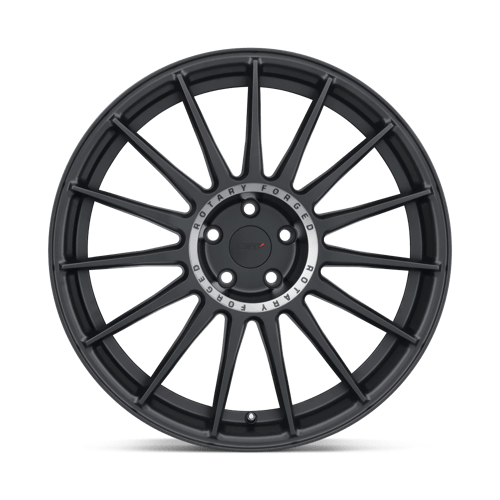 TSW PADDOCK Alloy Wheel 18x8.5 ET30 5x114 Semi Gloss Black With Machined Ring 76.1mm CB