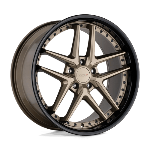 TSW PREMIO Alloy Wheel 20x10 ET40 5x112 Matt Bronze Withgloss Black Lip 66.56mm CB