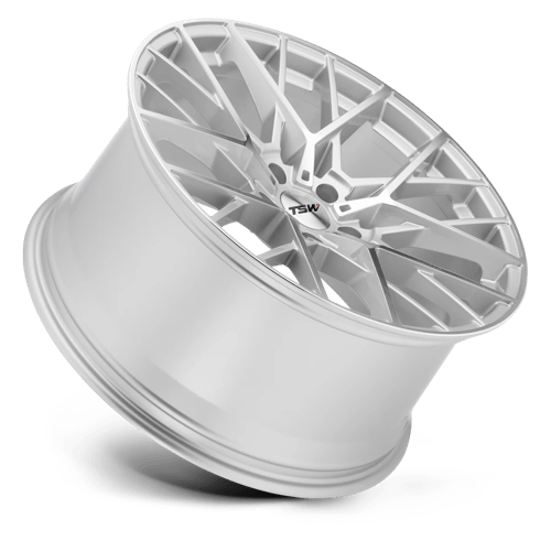 TSW SEBRING Alloy Wheel 18x9.5 ET35 5x112 Silver With  Mirror Cut Face 72.1mm CB