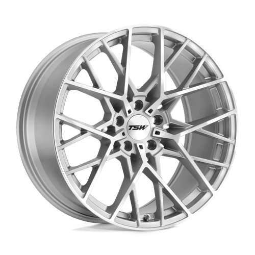 TSW SEBRING Alloy Wheel 18x9.5 ET40 5x114 Silver With  Mirror Cut Face 76.1mm CB