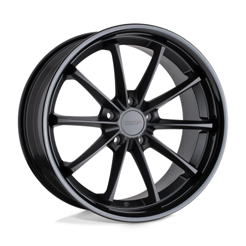 TSW SWEEP Alloy Wheel 20x10 ET40 5x120 Matt Black With Gloss Black Lip 76.1mm CB