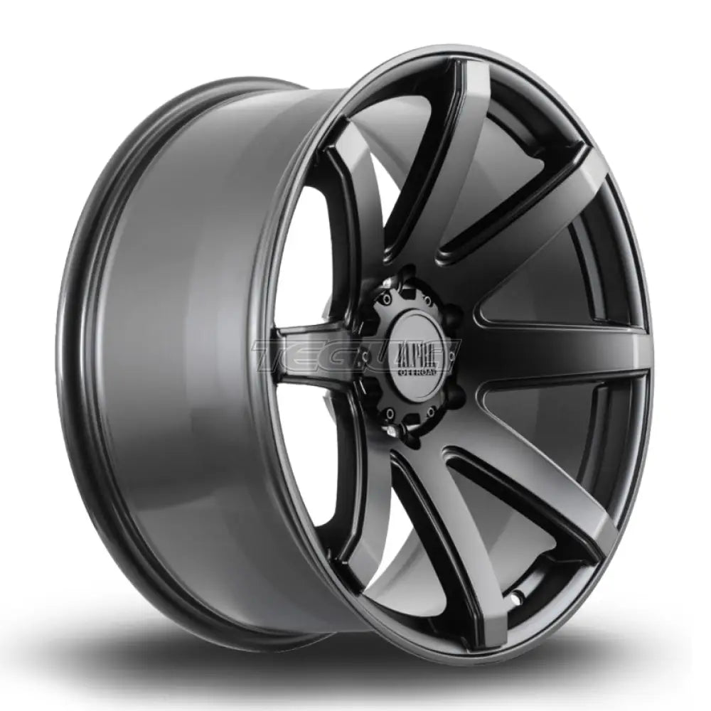 Alpha Offroad Nomad Alloy Wheel 20x9 ET10 6x139 Satin Black Machined Face 106.1mm CB