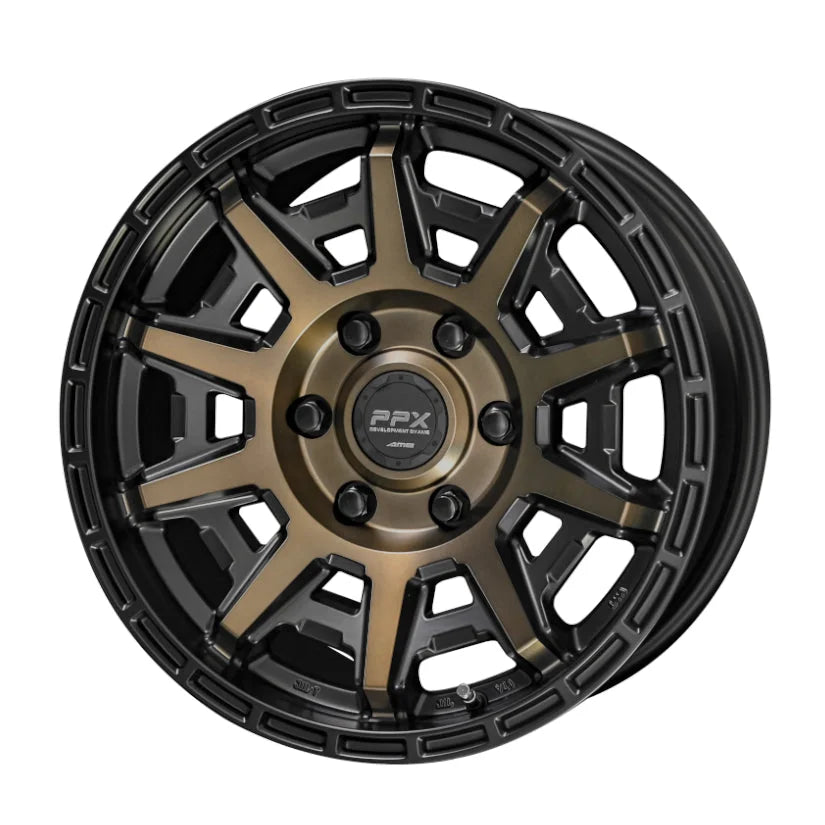 AME PPX D10X Alloy Wheel 15x6.0 ET33 6x139 Bronze