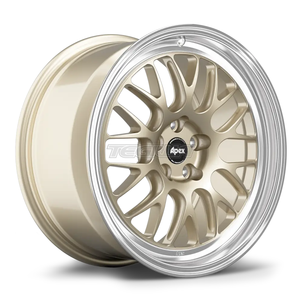 Apex ML-10RT Forged Alloy Wheel 19x10.5 ET25 5x120 Gloss Motorsport Gold - Machined Lip 72.56mm CB