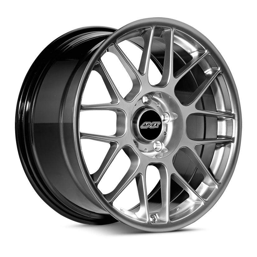 Apex ARC-8 Alloy Wheel 18x9.5 ET22 5x120mm Hyper Black 74.1mm CB