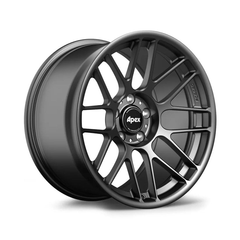 Apex ARC-8RT Alloy Wheel 18x9.0 ET30 5x120mm Satin Black 72.56mm CB