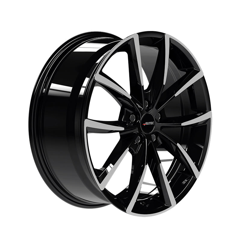 AUTEC Astana Alloy Wheel 21x9 ET22 5x112 Black Polished 66.5mm CB