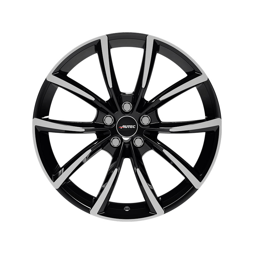 AUTEC Astana Alloy Wheel 20x9 ET45 5x114 Black Polished 70mm CB