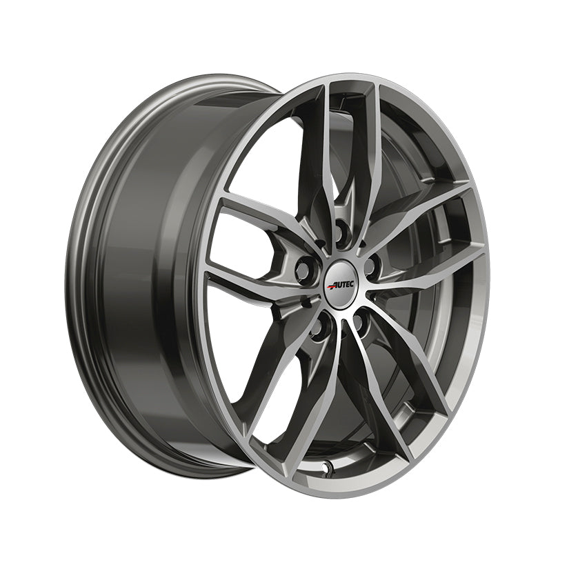 AUTEC Bavaris Alloy Wheel 16x6.5 ET54 5x112 Titanium Silver Polished 66.6mm CB