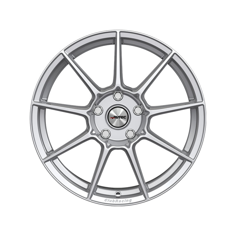 AUTEC ClubRacing Alloy Wheel 18x8.5 ET42 5x120 Hyper Silver 72.6mm CB