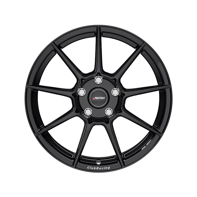 AUTEC ClubRacing Alloy Wheel 18x9.5 ET52 5x108 Black 70mm CB