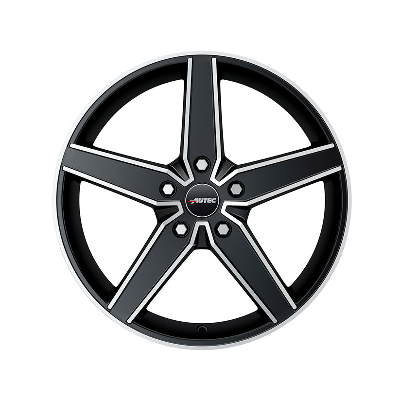 AUTEC Delano Alloy Wheel 20x8.5 ET30 5x112 Black Matt Polished 70mm CB