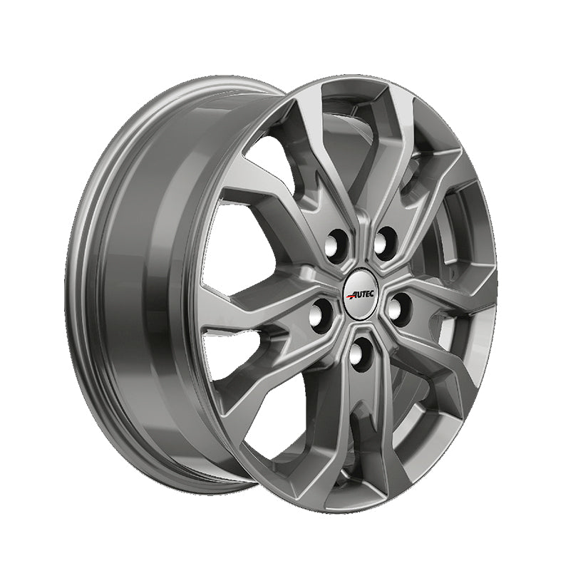 AUTEC Kiso Alloy Wheel 18x7.5 ET52 5x112 Titanium Silver 66.5mm CB