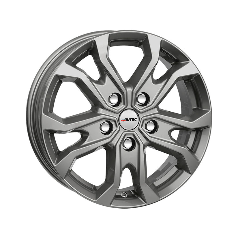 AUTEC Kiso Alloy Wheel 17x7 ET46 5x108 Titanium Silver 65.1mm CB