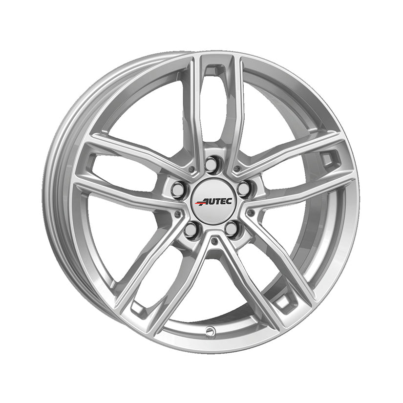 AUTEC Mercador Alloy Wheel 18x8 ET43 5x112 Brilliant Silver 66.5mm CB