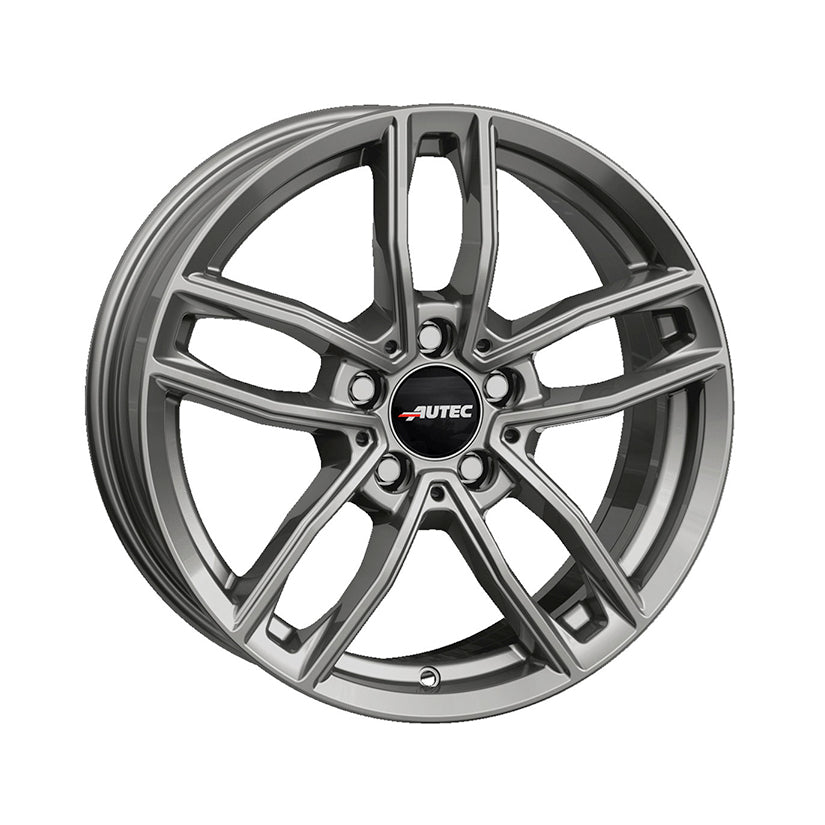 AUTEC Mercador Alloy Wheel 19x8 ET40 5x112 Titanium Silver 66.5mm CB