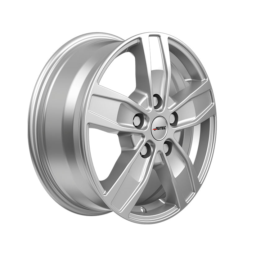 AUTEC Quantro Alloy Wheel 16x6.5 ET55 5x160 Brilliant Silver 65.1mm CB