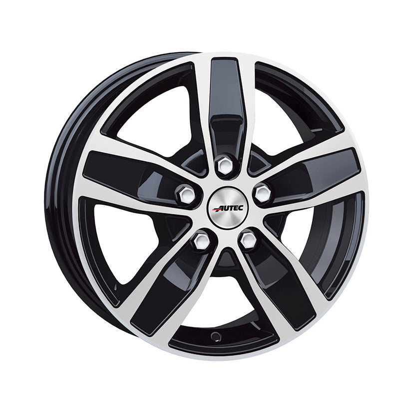 AUTEC Quantro Alloy Wheel 17x7 ET51 5x112 Black Polished 66.5mm CB