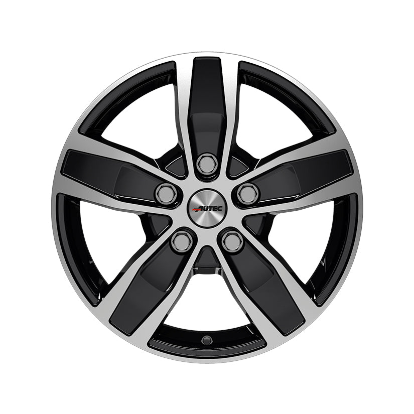 AUTEC Quantro Alloy Wheel 16x6.5 ET66 5x118 Black Polished 71.1mm CB ...