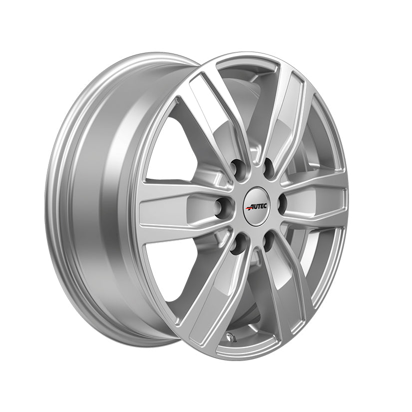 AUTEC Quantro Alloy Wheel 17x7 ET57 6x139 Brilliant Silver 92.4mm CB