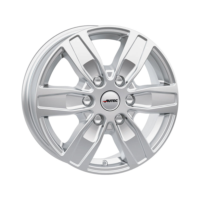 AUTEC Quantro Alloy Wheel 17x7 ET57 6x139 Brilliant Silver 92.4mm CB