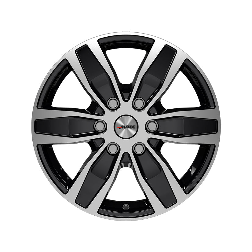 AUTEC Quantro Alloy Wheel 16x6.5 ET56 6x139 Black Polished 92.4mm CB