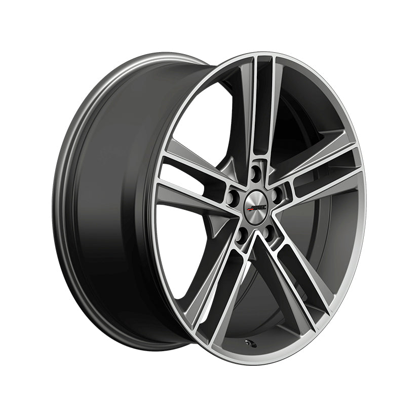 AUTEC Rias Alloy Wheel 20x8.5 ET40 5x120 Titanium Silver Matt Polished 64.1mm CB