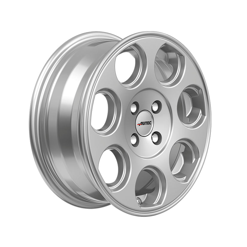 AUTEC Yuna Alloy Wheel 15x6 ET30 4x100 Brilliant Silver 66.6mm CB
