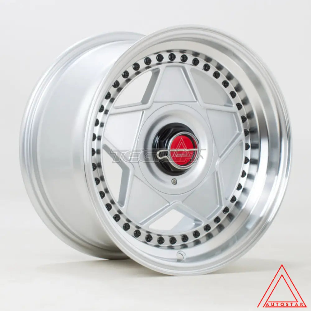 Autostar Centro Alloy Wheel 15x8.25 ET20 4x100,4x108 Silver Polished Lip 73.1mm CB