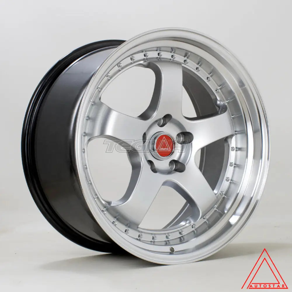 Autostar GT5R Alloy Wheel 19x9.5 ET30 5x120 Hyper Silver Polished Lip 74.1mm CB