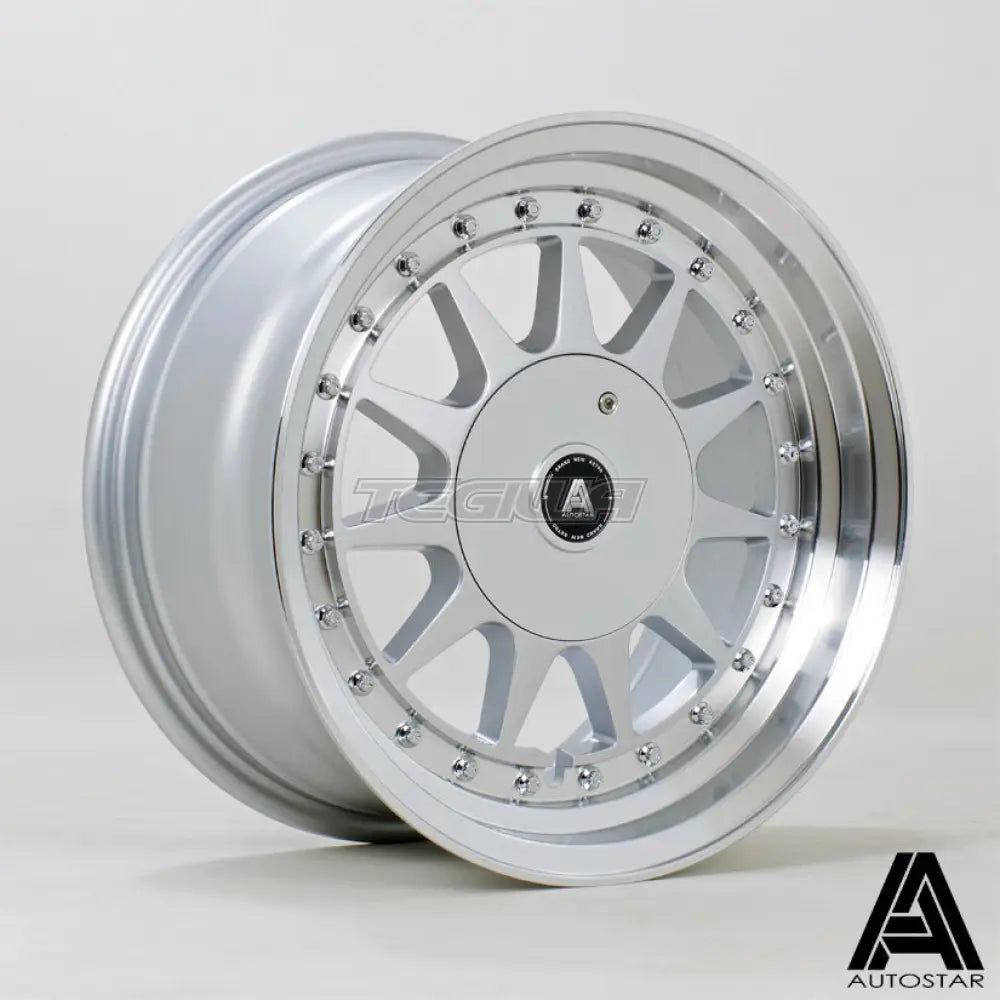 Autostar Raider Alloy Wheel 15x7.5 ET20 4x100,4x108 Silver Polished Lip 67.1mm CB