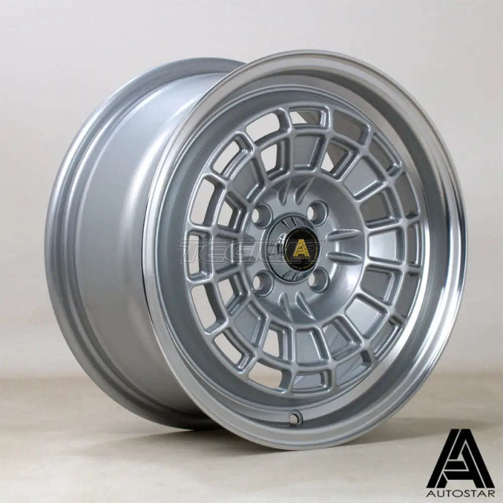 Autostar Roulette Alloy Wheel 15x7 ET40 4x100 Silver Polished Lip 67.1mm CB