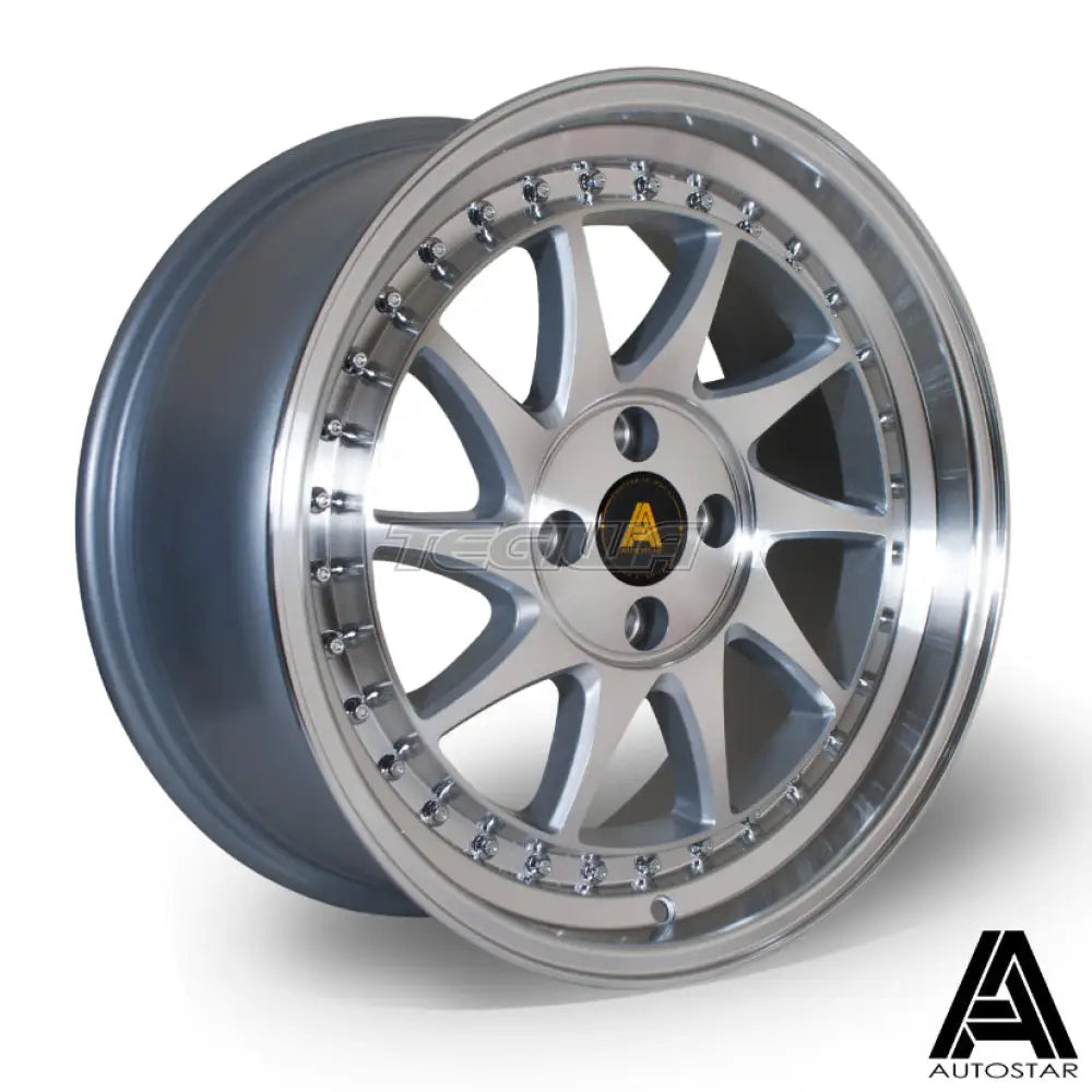 Autostar Vader Alloy Wheel 17x8 ET35 5x100 Silver Polished Face 67.1mm CB