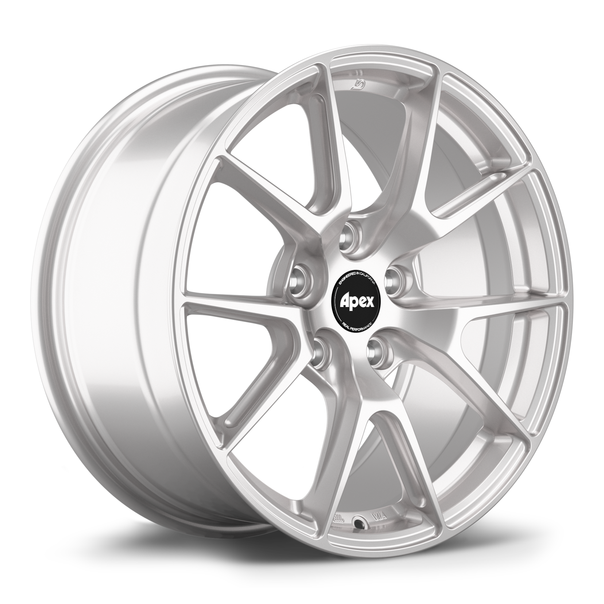 Apex VS-5 Alloy Wheel 17x8.5 ET43 5x112 Race Silver 57.1mm CB
